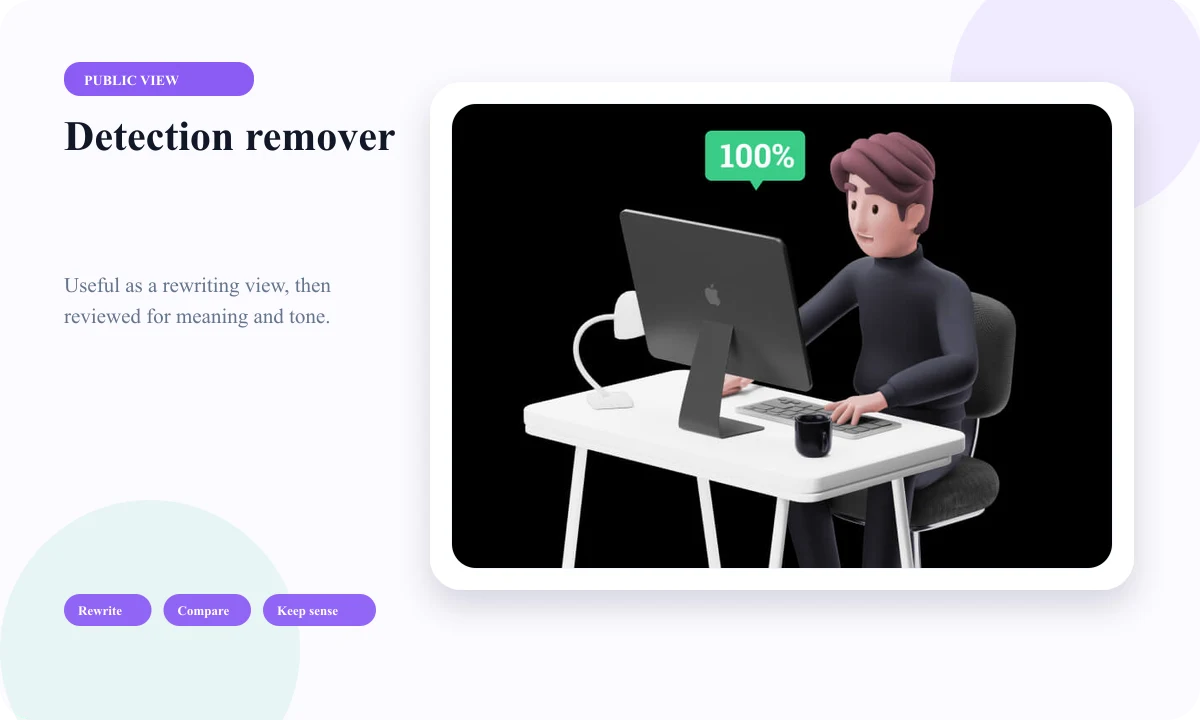 Public preview of the BypassGPT AI Detection Remover
