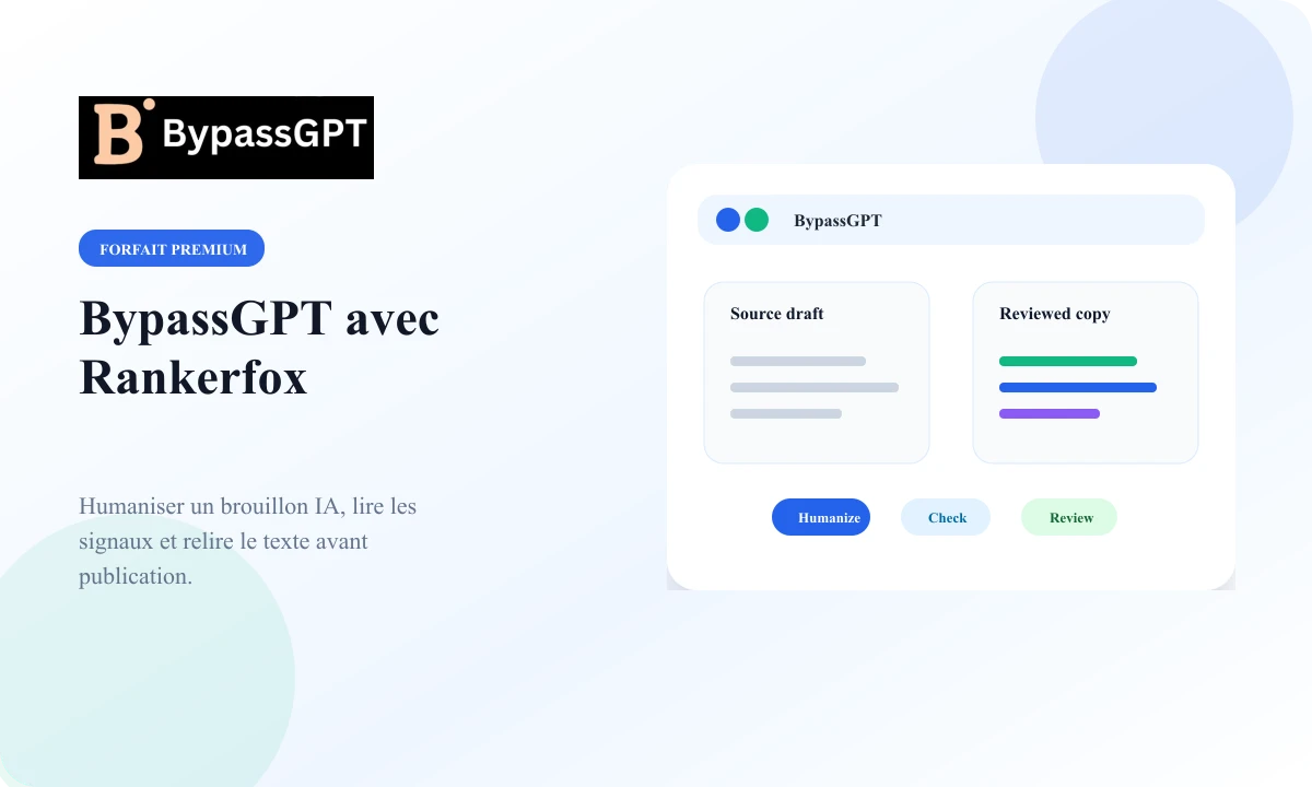Composition BypassGPT avec Rankerfox
