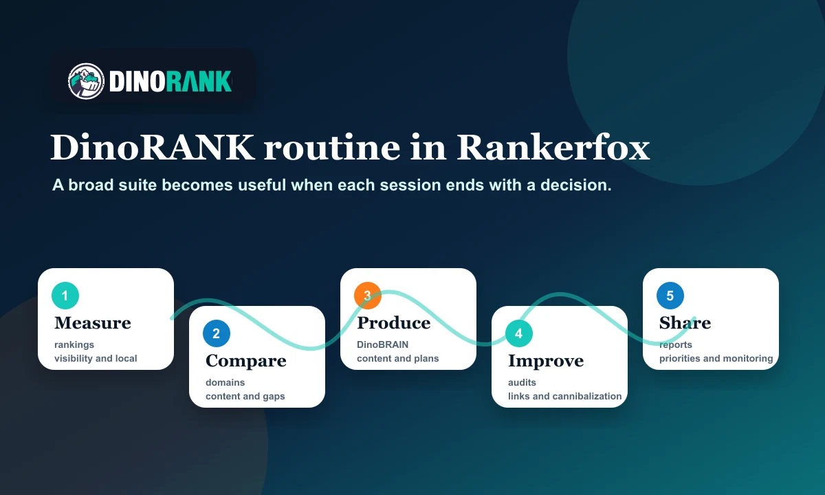 Rankerfox routine to use DinoRANK in five steps