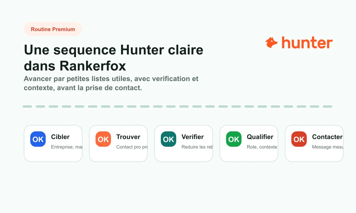 Routine Hunter dans Rankerfox Premium
