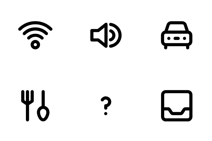 Aperçu public IconScout d'un pack d'icônes d'interface utilisateur