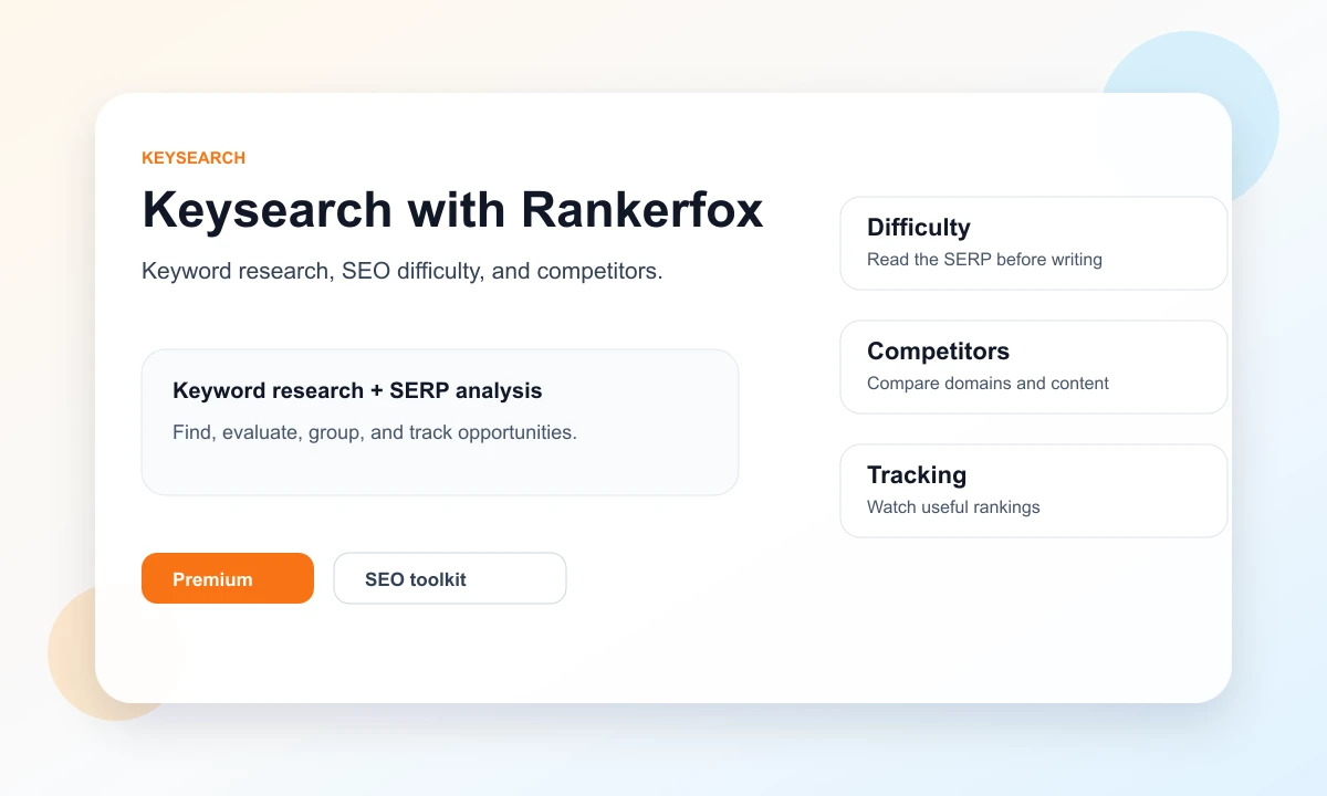 Keysearch with Rankerfox composition