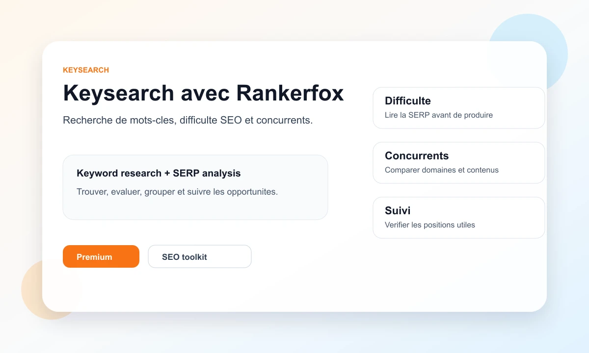 Composition Keysearch avec Rankerfox