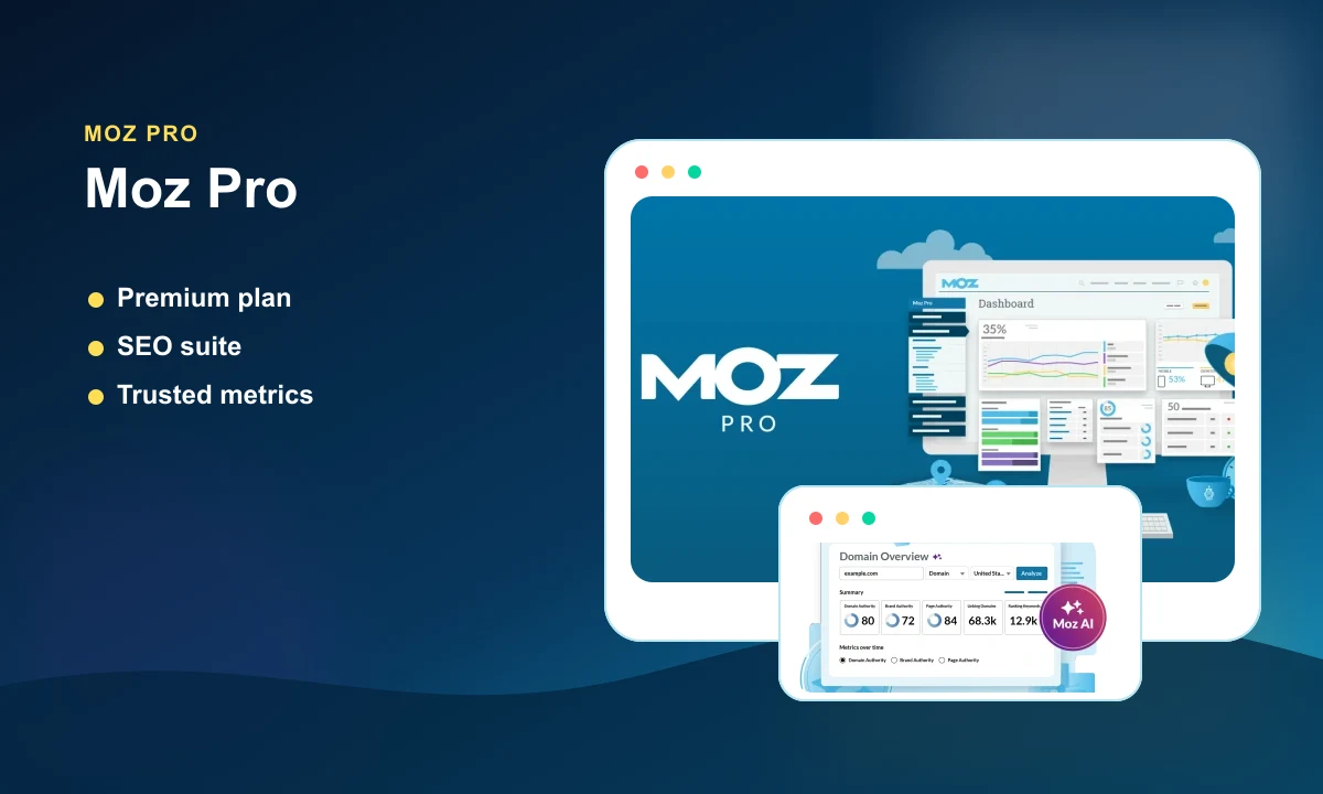 Aperçu Moz avec Rankerfox