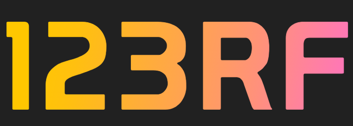 123RF logo